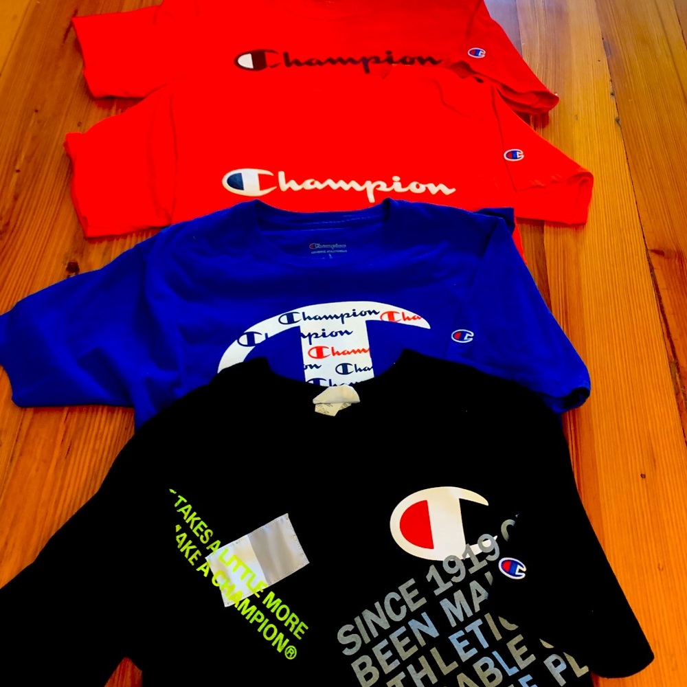 Men’s Champion bundle t-shirts